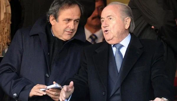 Michel Platini  e Joseph Blatter 